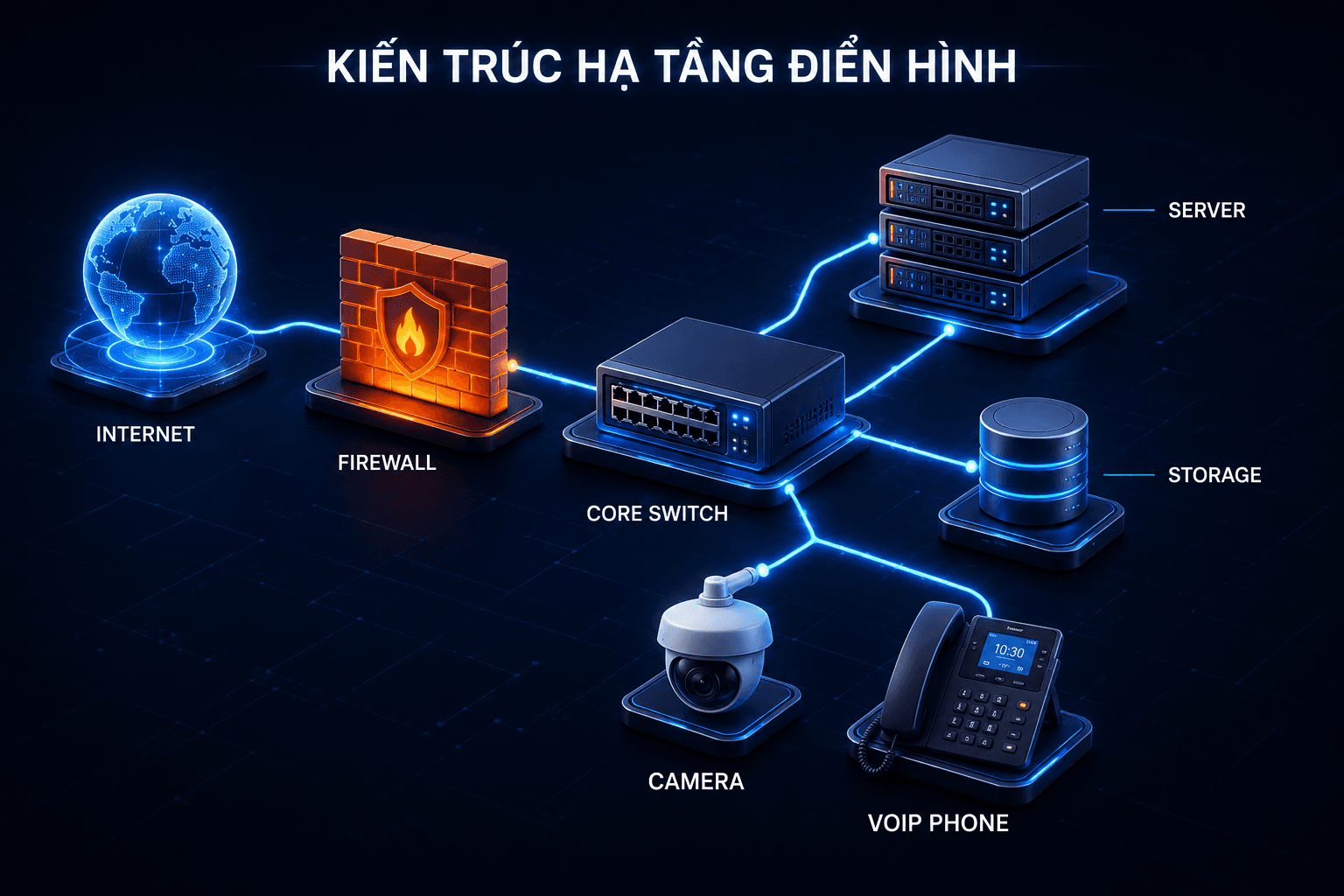 Typical infrastructure architecture